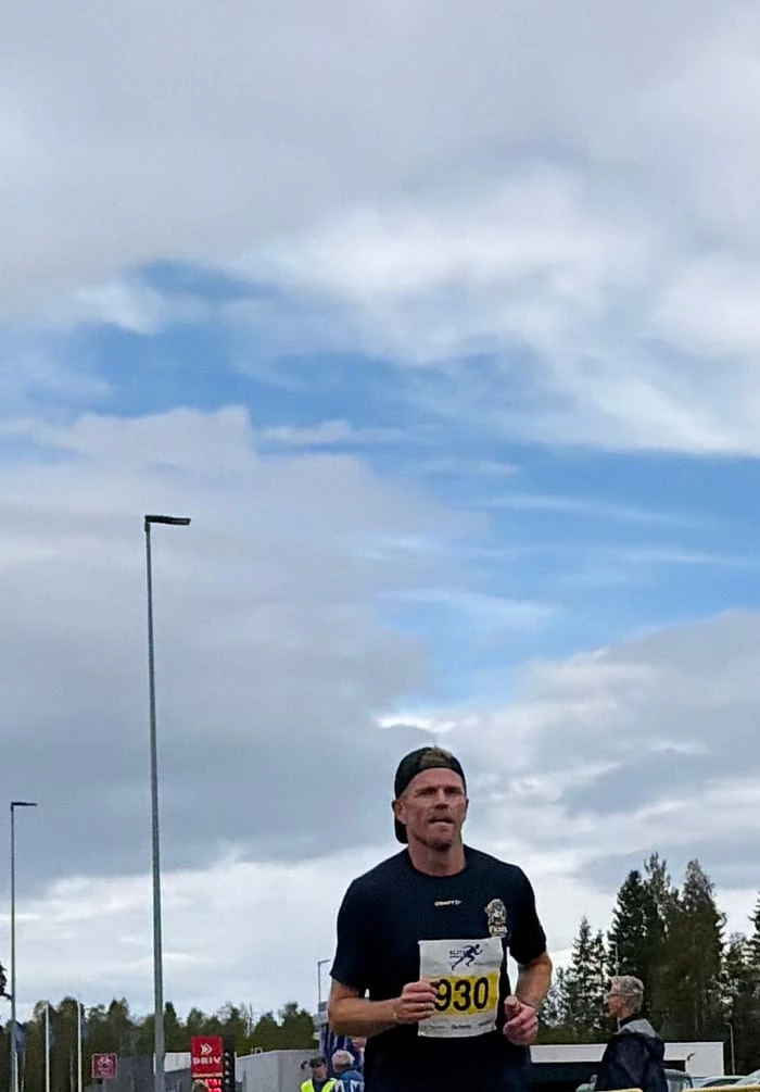 FKMS-løper på oppløpssiden på Slitusprinten