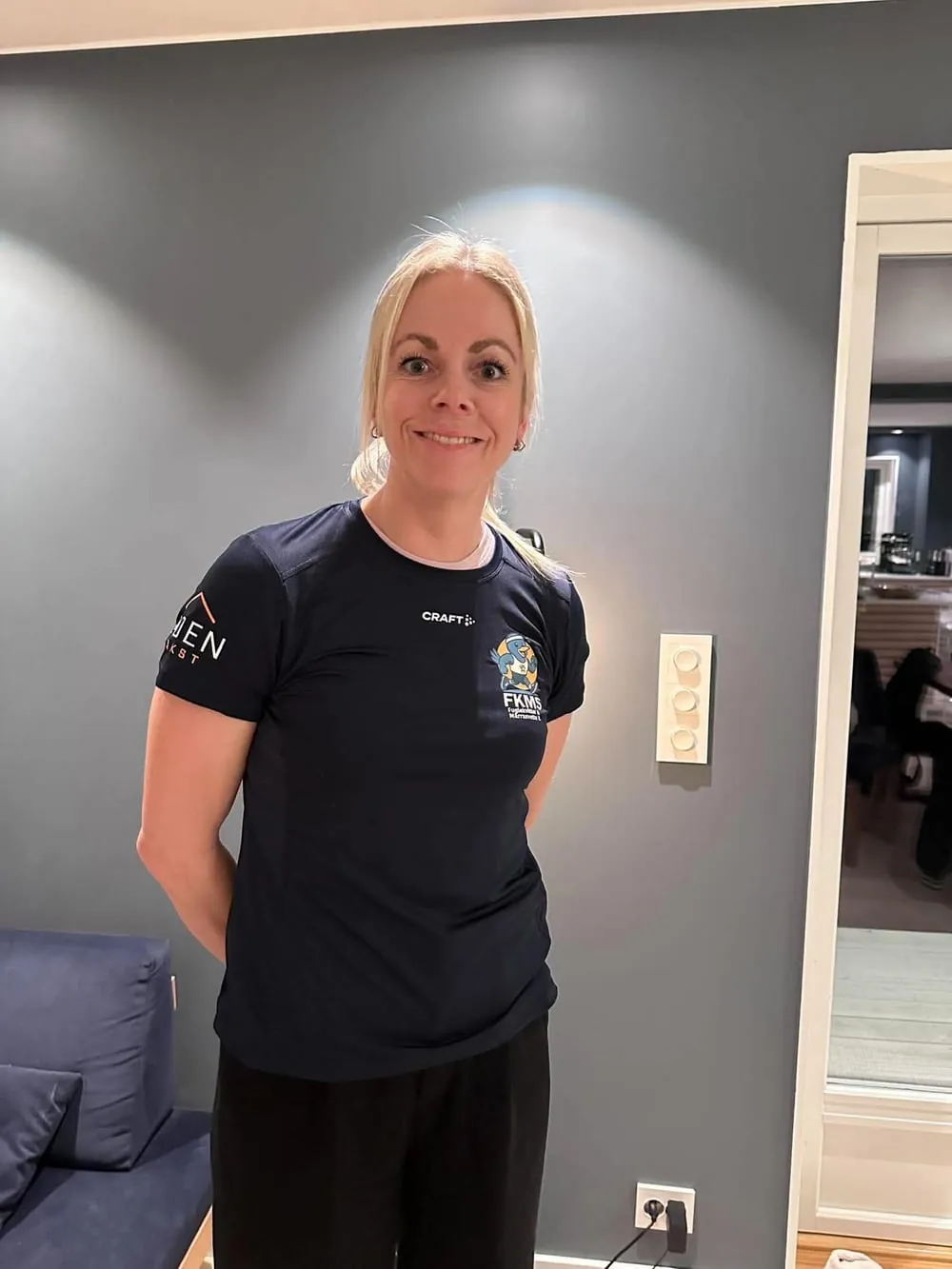 Ida Bjørndalen Karlsson i FKMS-trøya